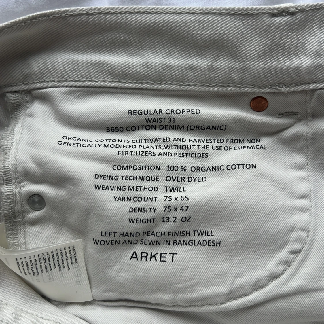 Vita jeans från Arket - 2