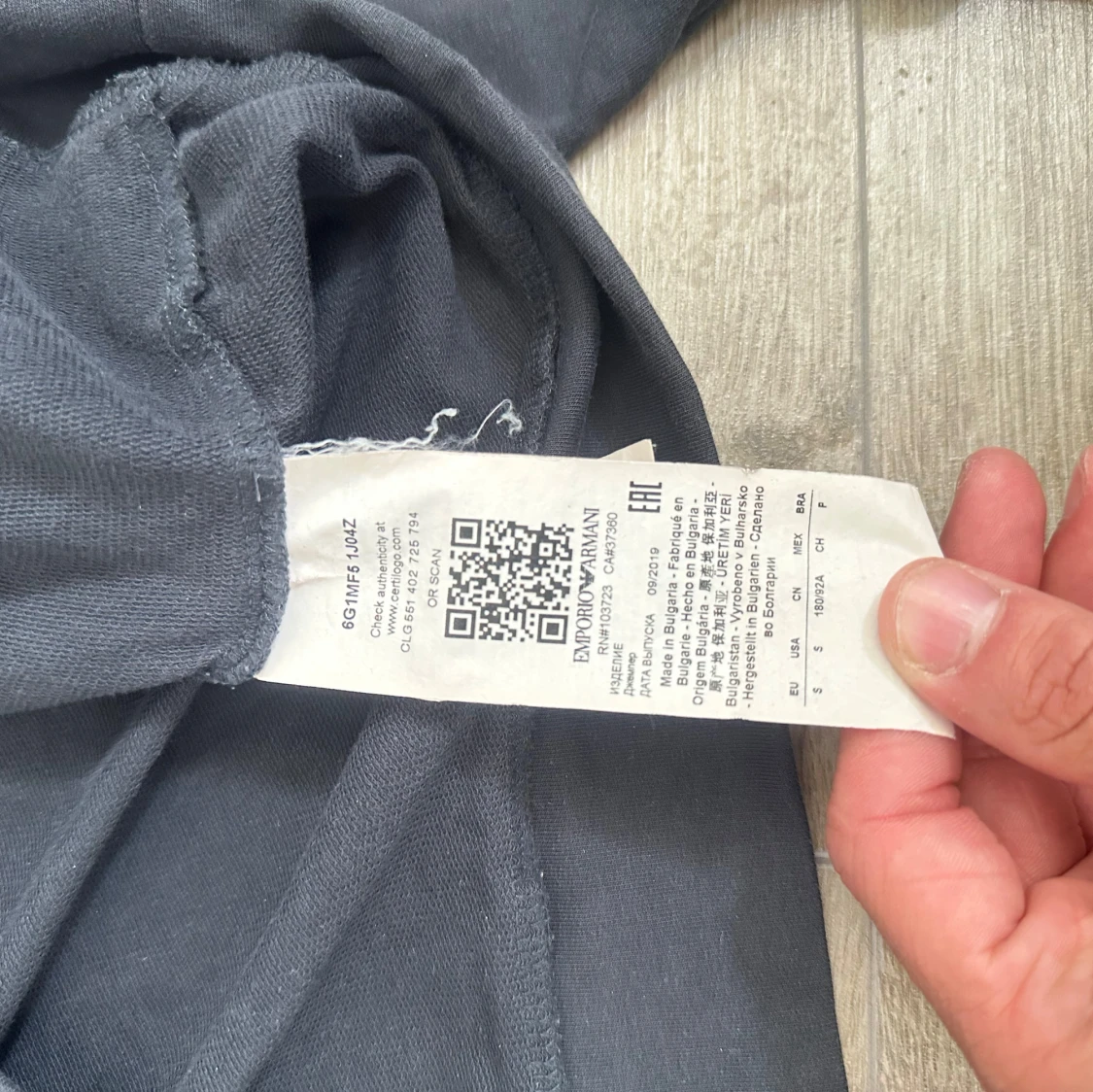 Svart sweatshirt från Emporio Armani - 3