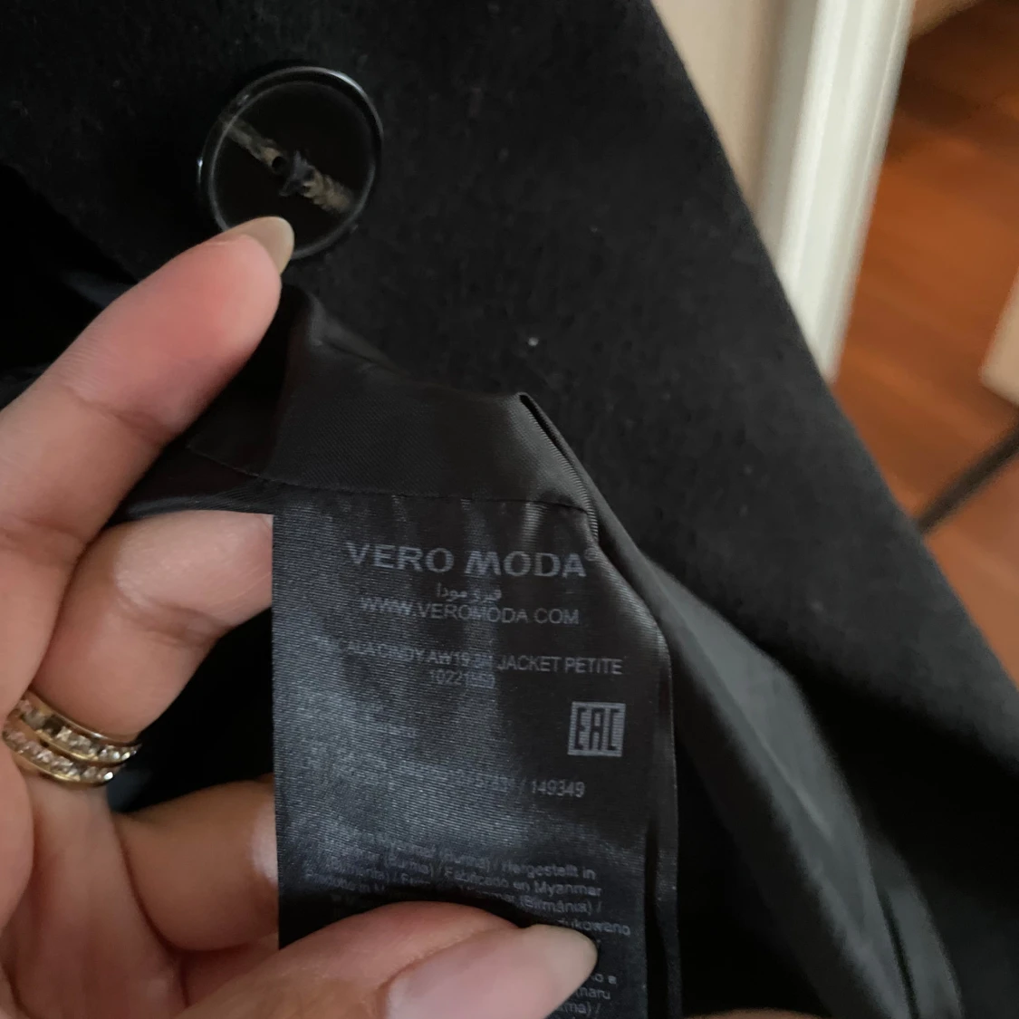 Svart kappa från Vero Moda XS - 2