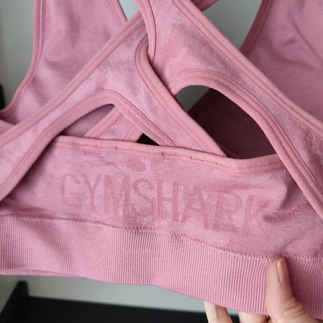 Fin rosa Gymshark sportbh i storlek S - 3