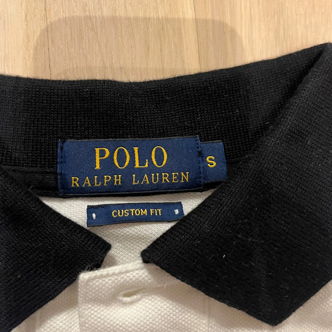 Svart och vit pikétröja från Ralph Lauren - 1