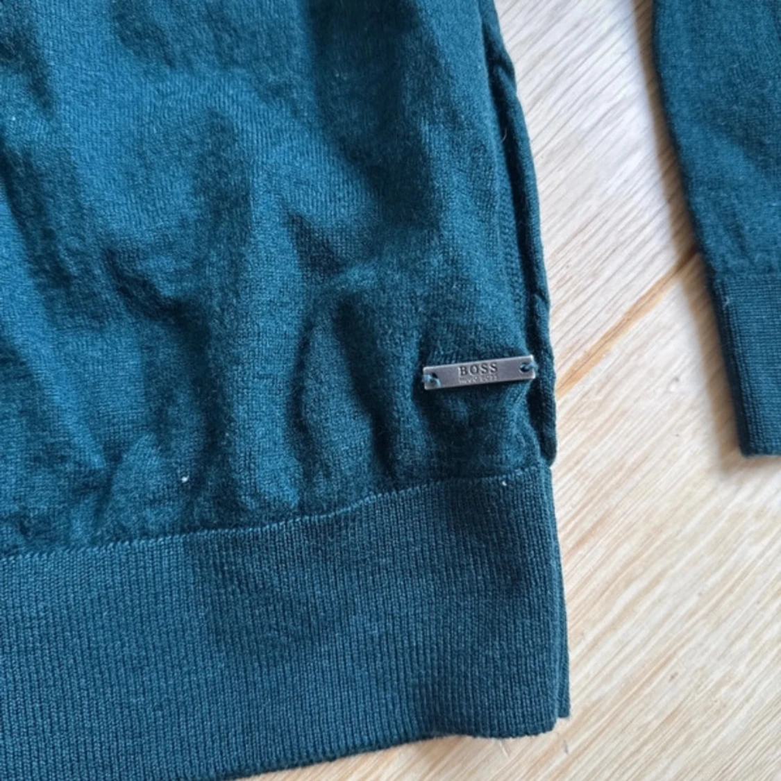 Mörkgrön merinotröja från BOSS - 1