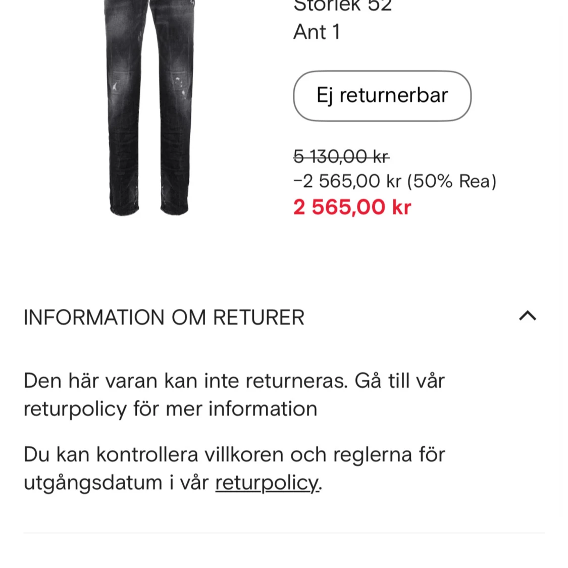Grå jeans från Dsquared2 - 4