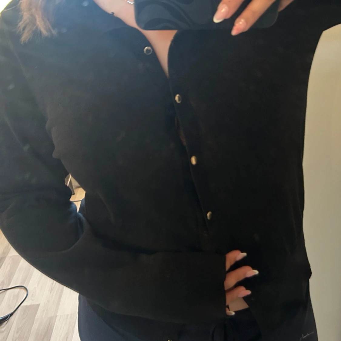 Svart långärmad skjorta Holly & Whyte - 1