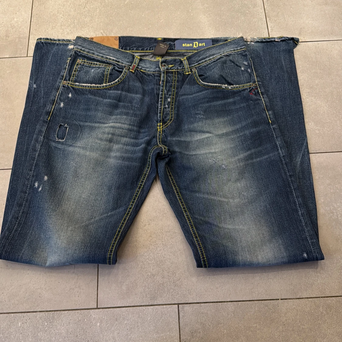 Blåa dondup jeans - 1