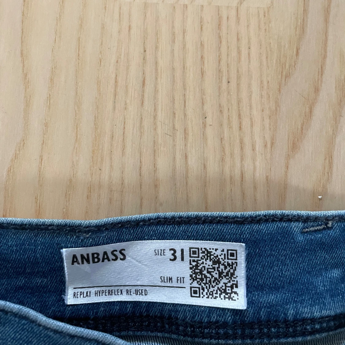 Blå Replay Hyperflex Anbass jeans - 3