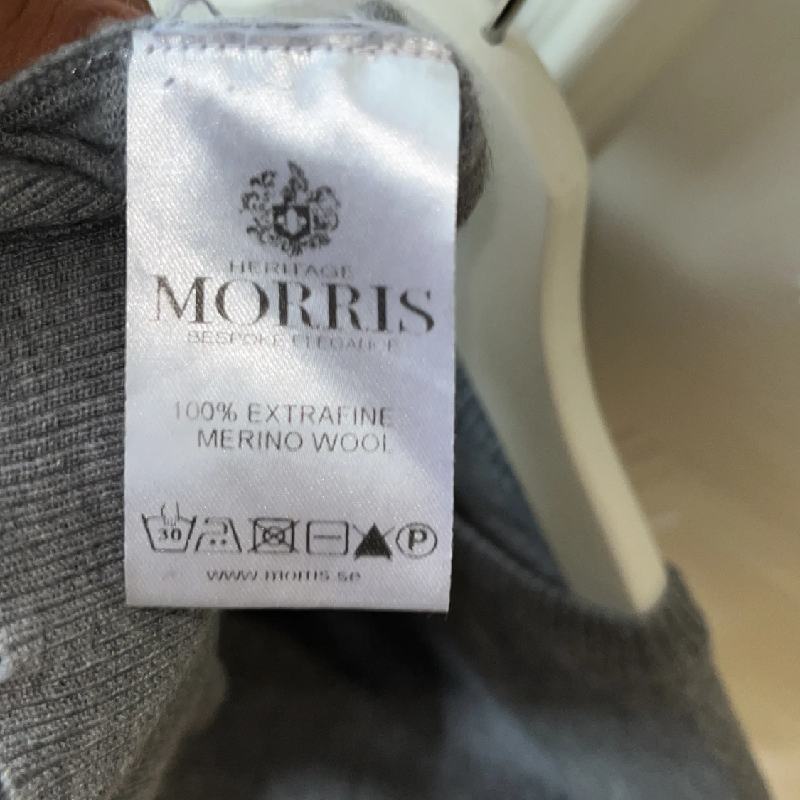 Grå stickad tröja från Morris - 4