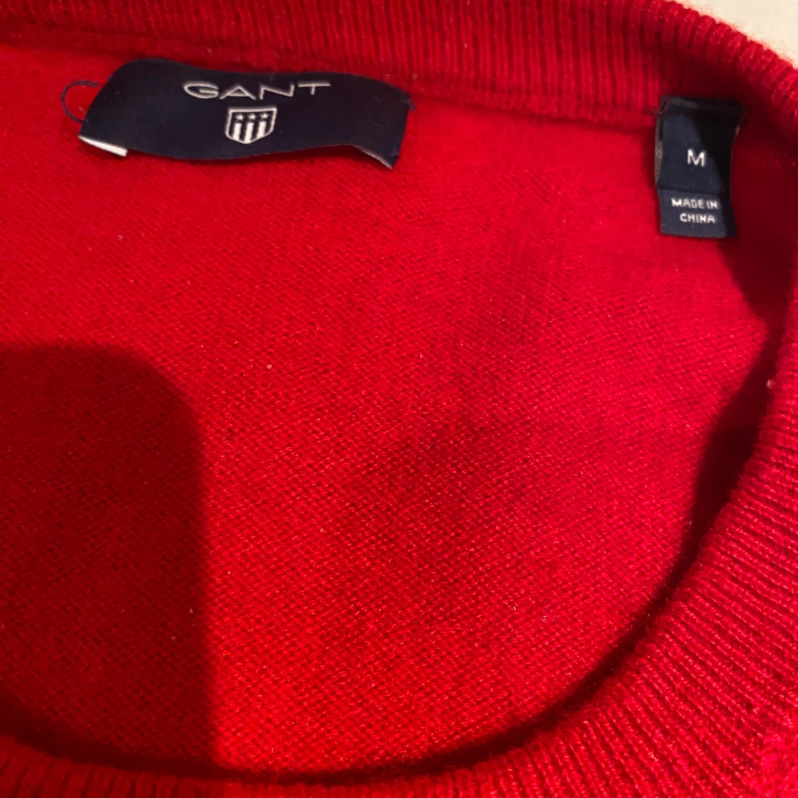 Röd stickad tröja från GANT - 2