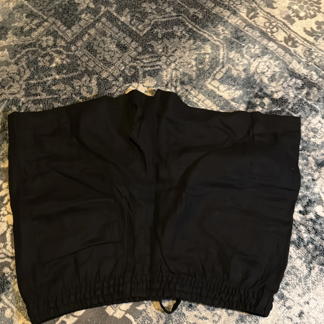 Svarta linneshorts från Zara - 1