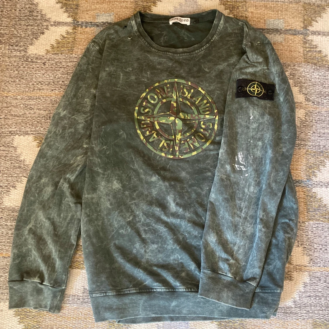 Grön sweatshirt från Stone Island