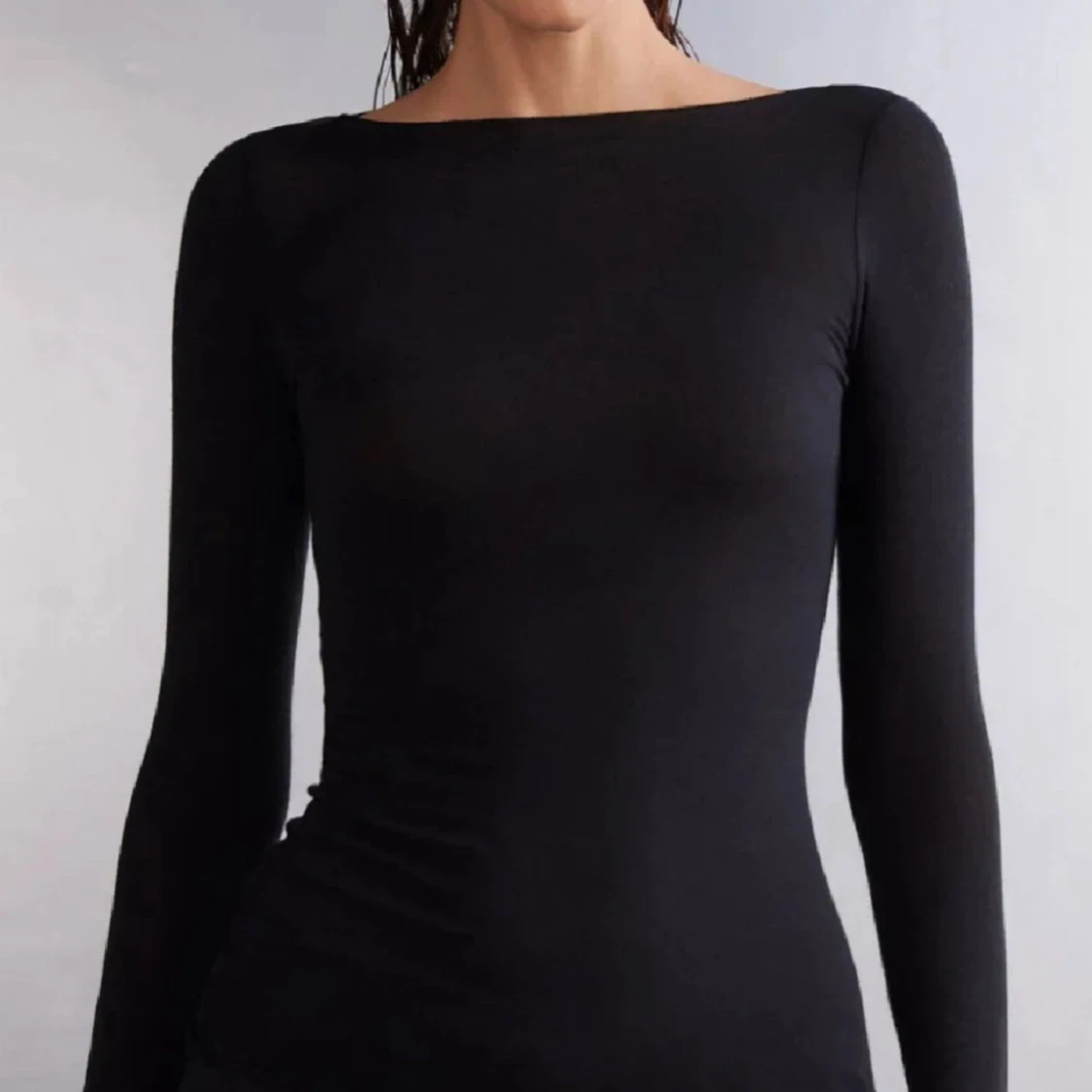 Svart långärmad topp intimissimi