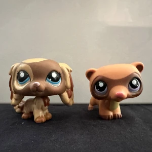 Littlest Pet Shop figurer - hund och iller - :)