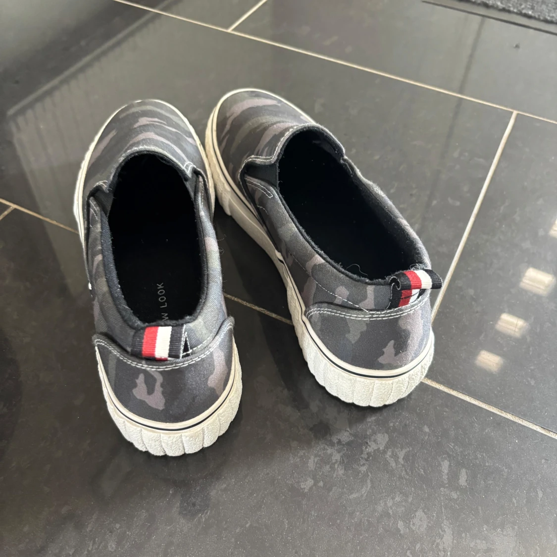 Camo slip-on sneakers - 1