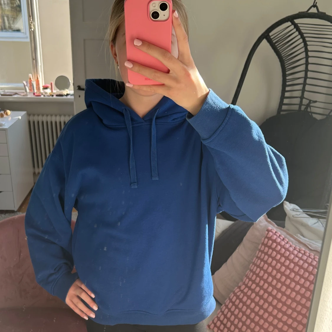 Blå hoodie från ZARA - 2
