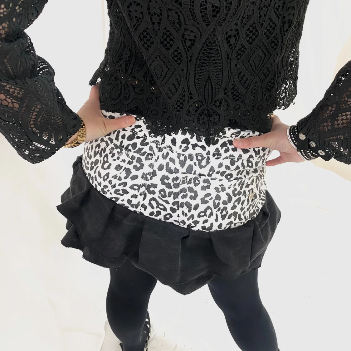 Mini cheetah remake skirt  - 2