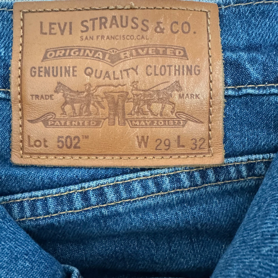 Levi's 502 blå jeans - 1