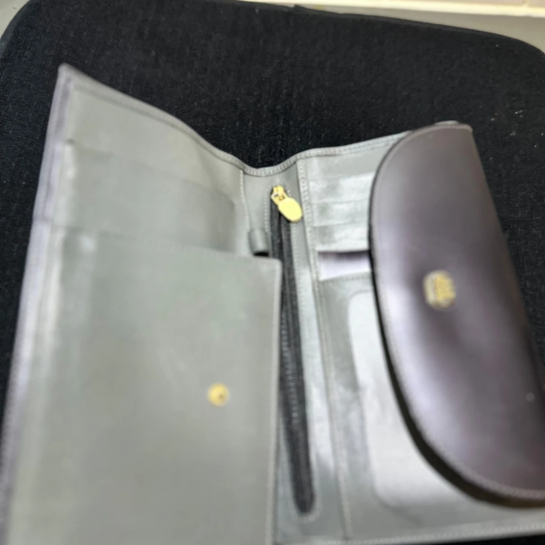 Mörkbrun plånbok i skinn från AGA - 3