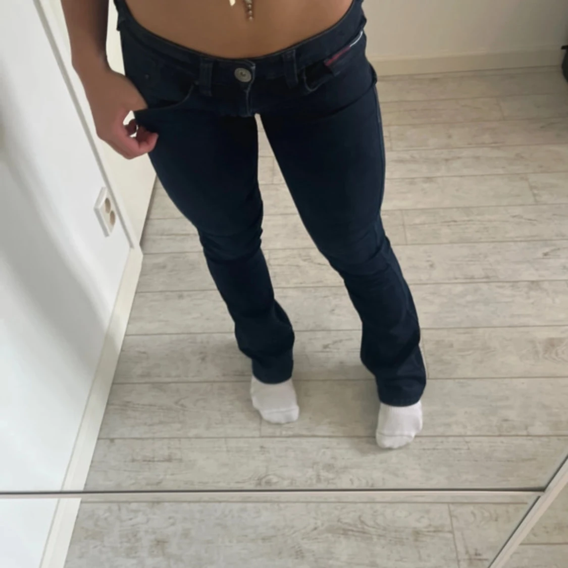 Lågmidjade bootcut jeans - 2
