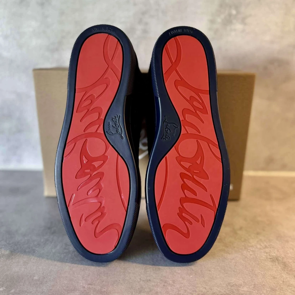 Svarta sneakers från Christian Louboutin - 1