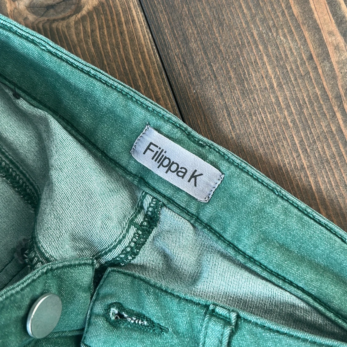 Gröna skinny jeans från Filippa K - 2