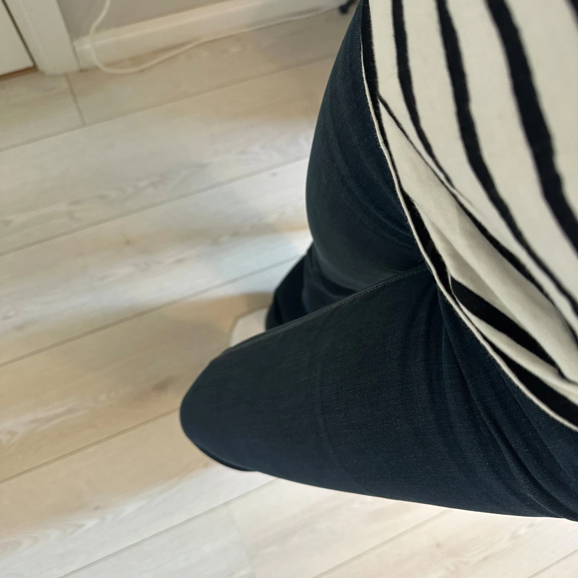 Mörkblå bootcut jeans - 2