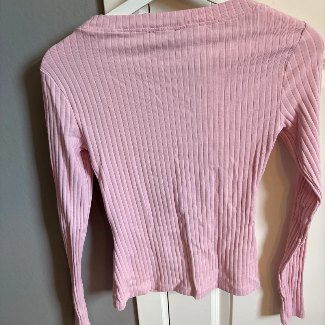Rosa ribbad långärmad tröja Even&Odd - 4