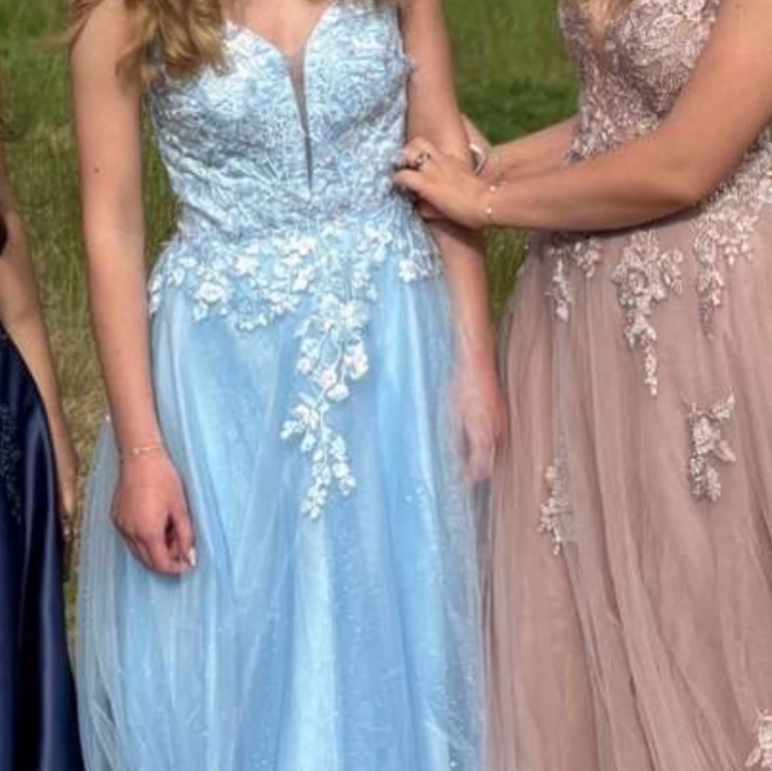 Ljusblå balklänning  - 2