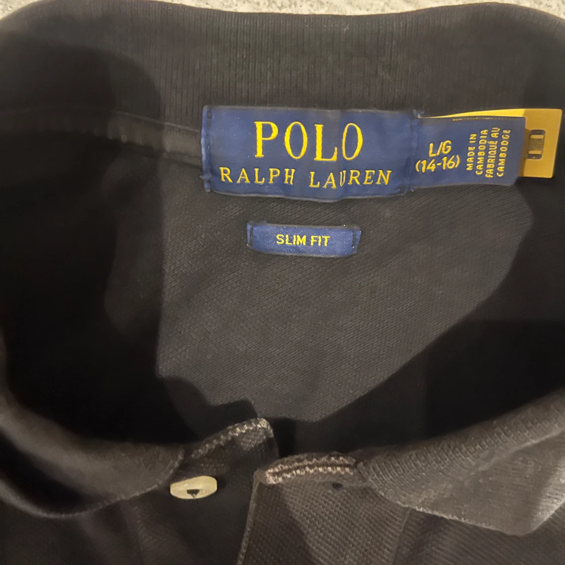 Svart pikétröja Polo Ralph Lauren - 1