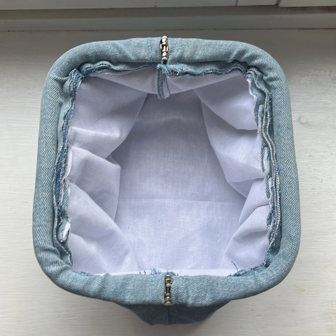 Ljusblå DENIM väska - 3