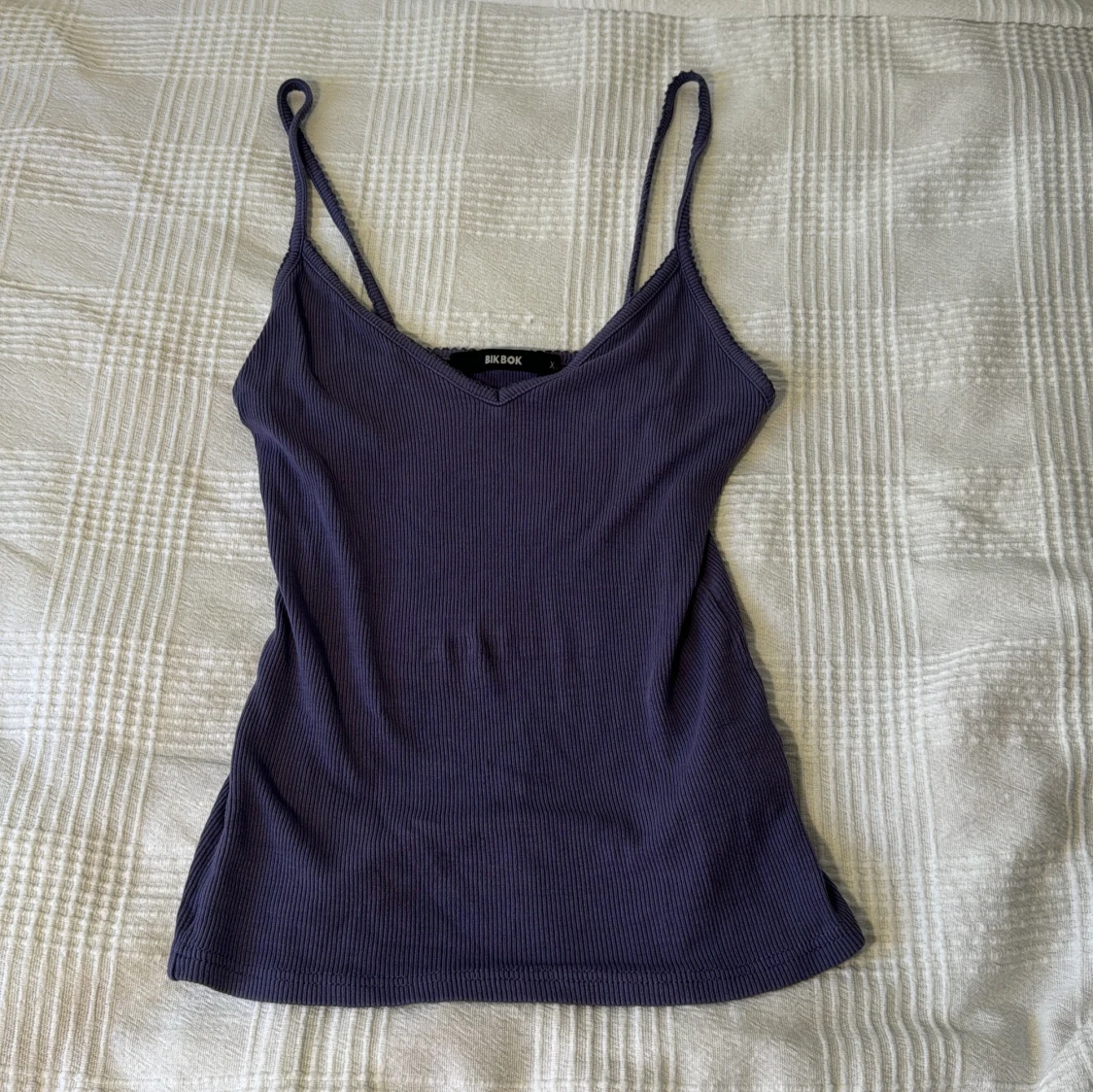 lila ribbat linne - 3