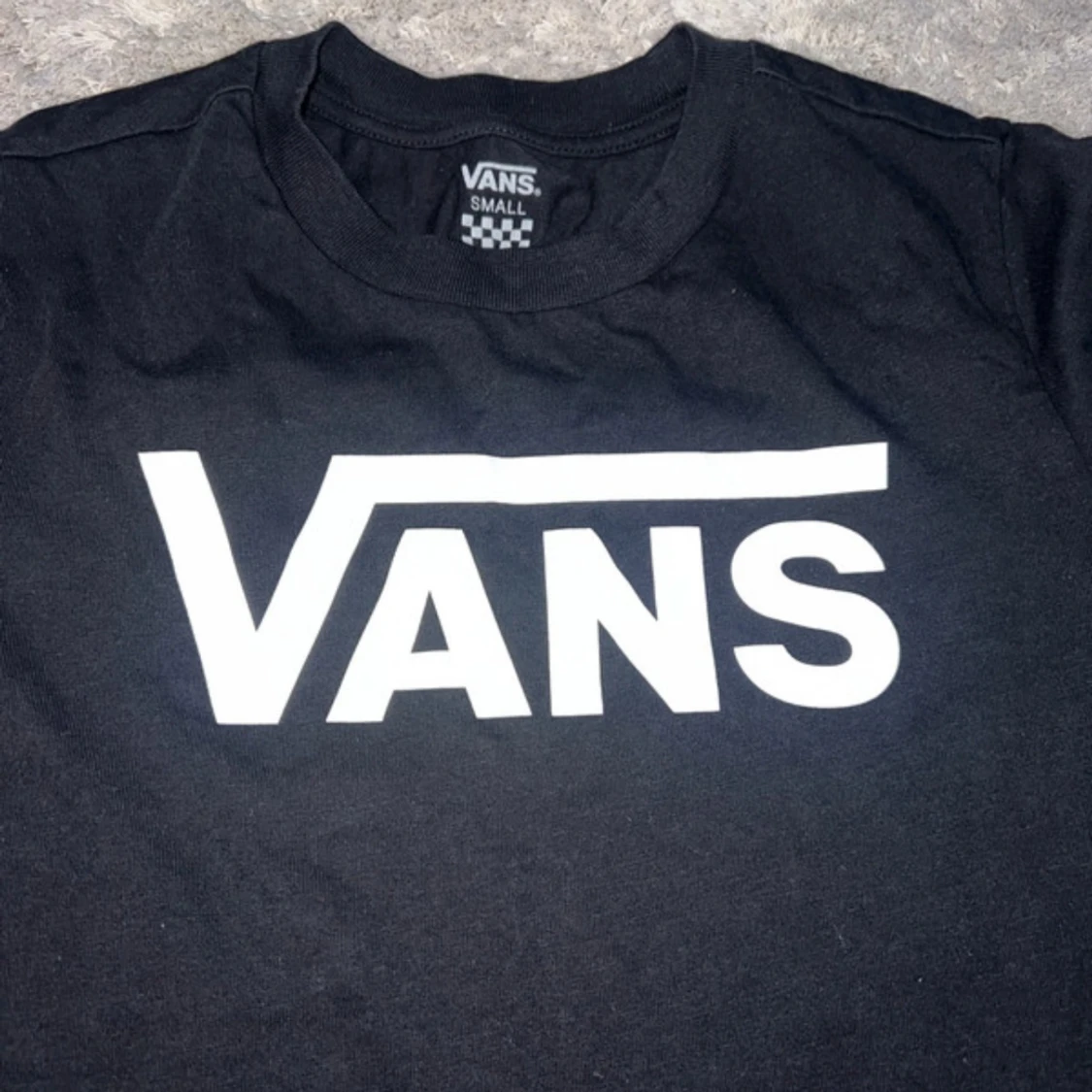 Svart Vans t-shirt med logga - 1