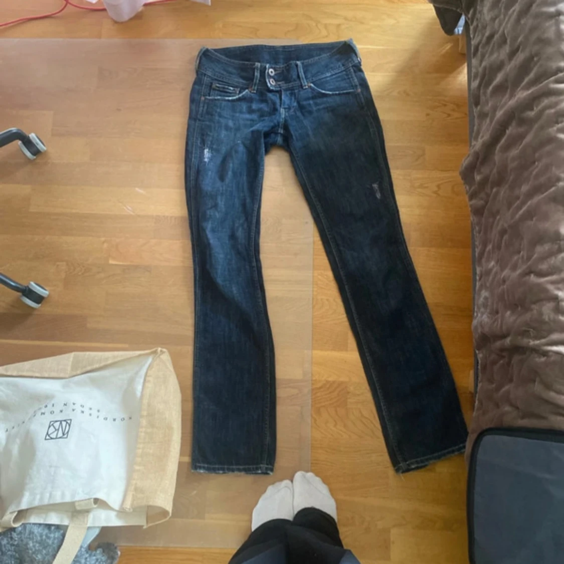 Blå Replay jeans med bootcut - 2