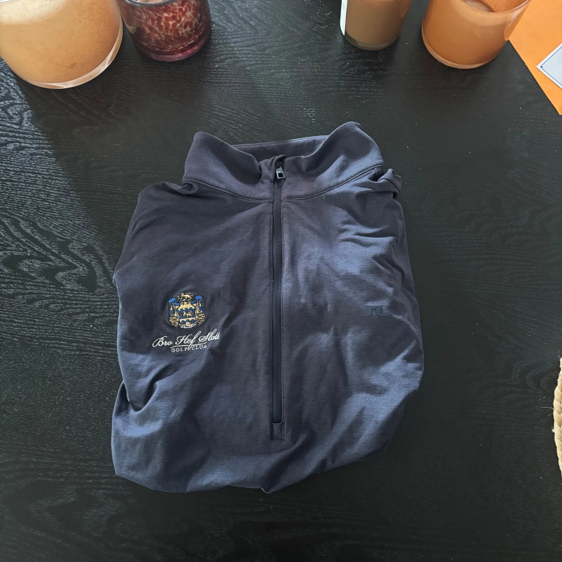 Mörkblå half zip tröja J.Lindeberg - 1