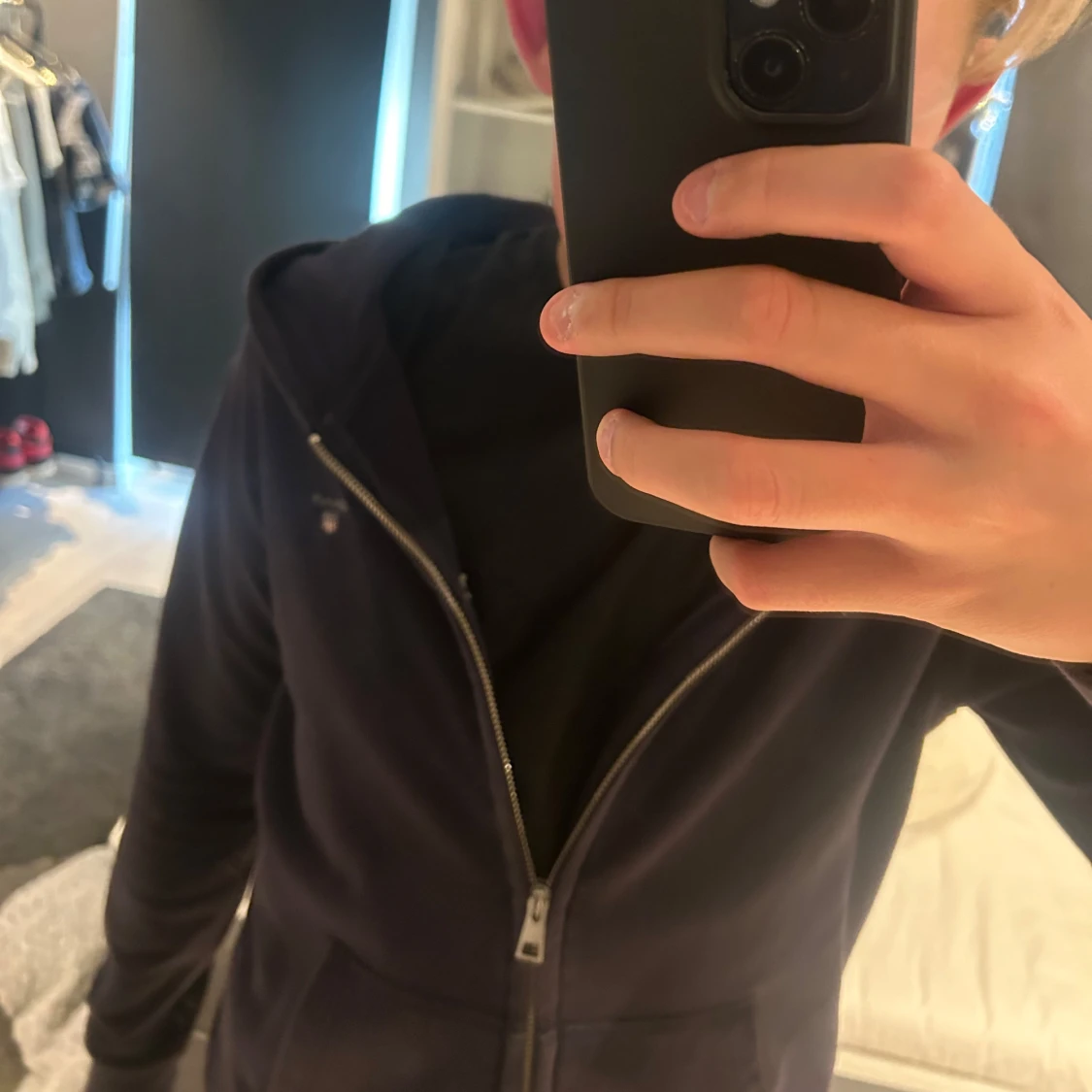 Mörk blå sip tröja från Gant - 1