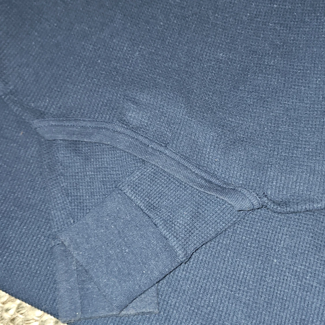 Mörkblå ribbad tröja från Deauville - 1