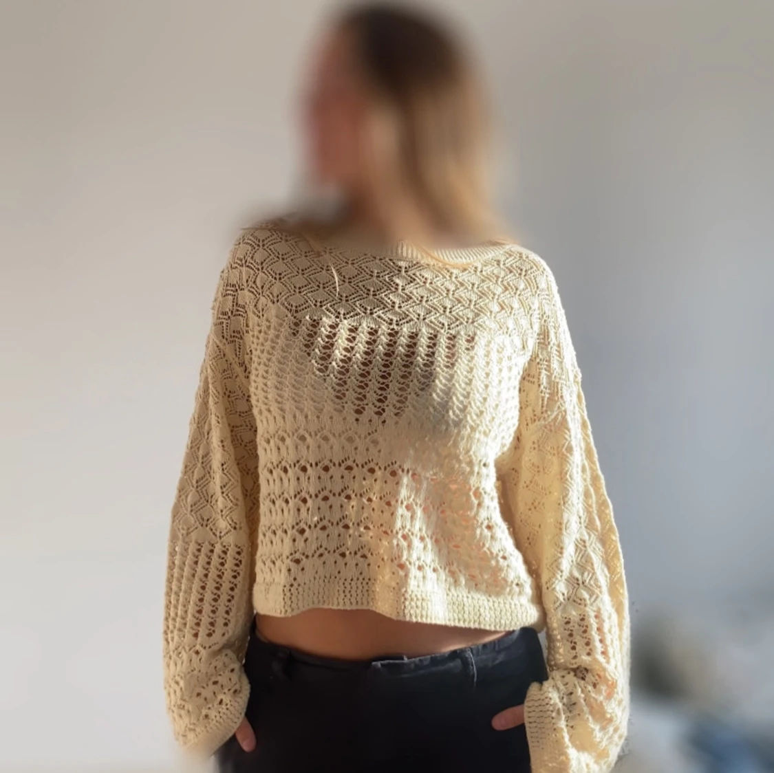 Stickad tröja