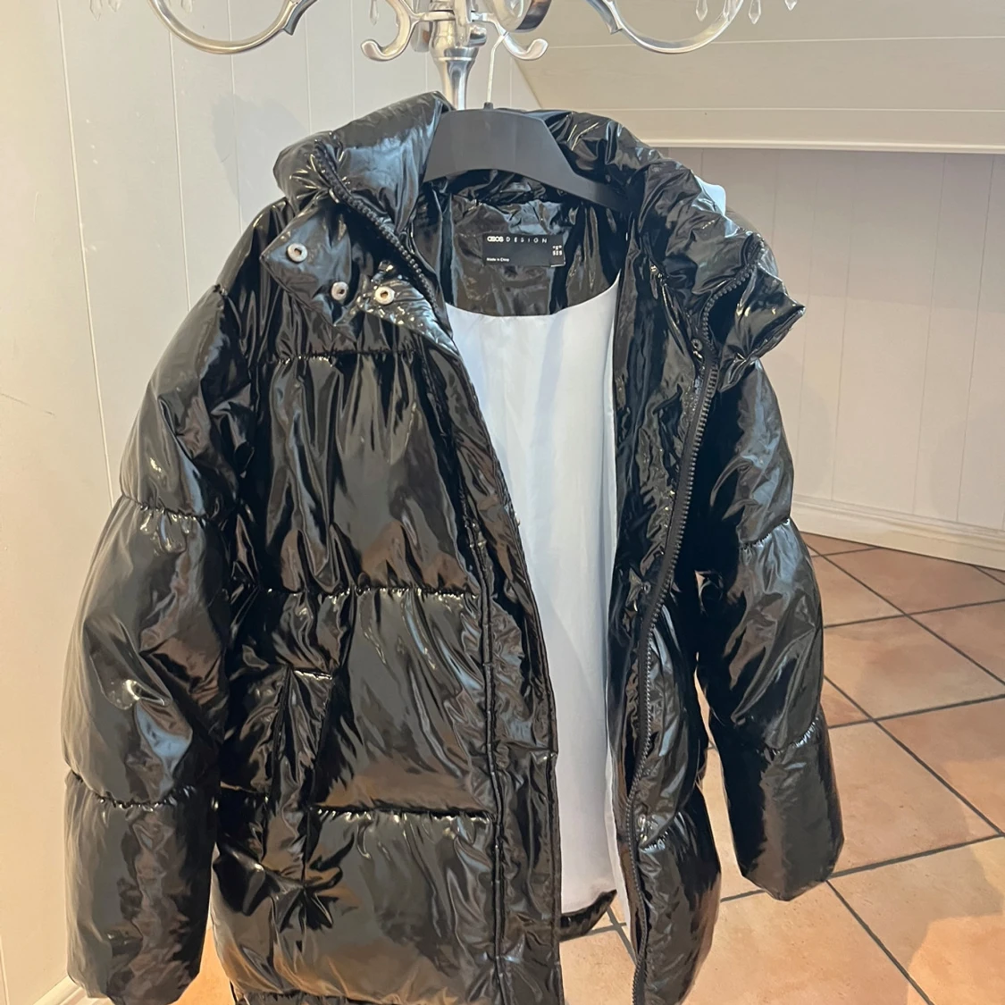 High shine puffer jacka - 90