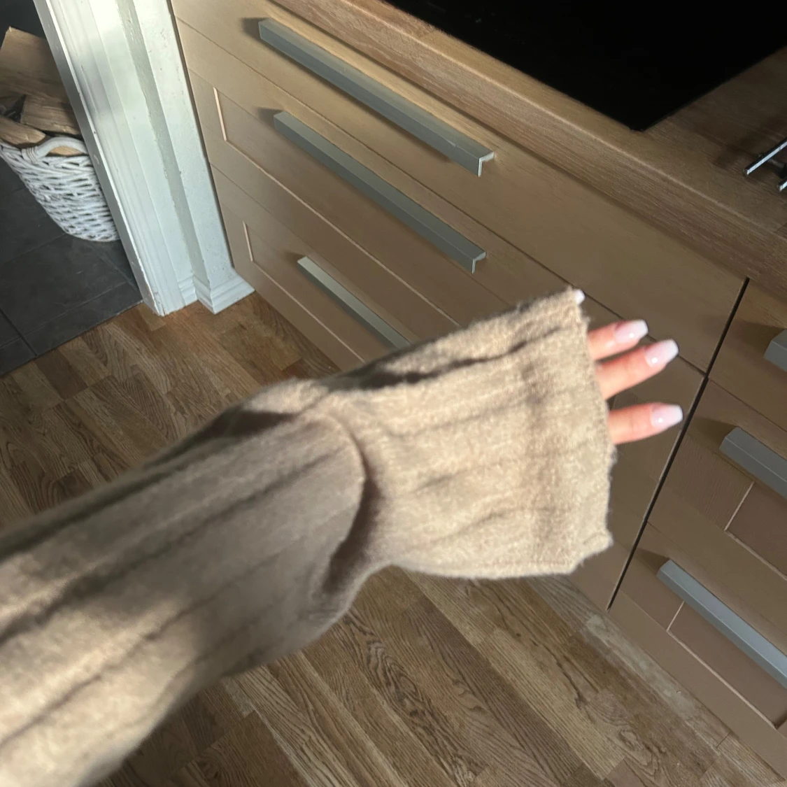 Stickad långklänning  - 91