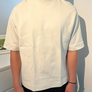 Zara T shirt - T shirt, aldrig använd. Storlek L. Cremefärgad.