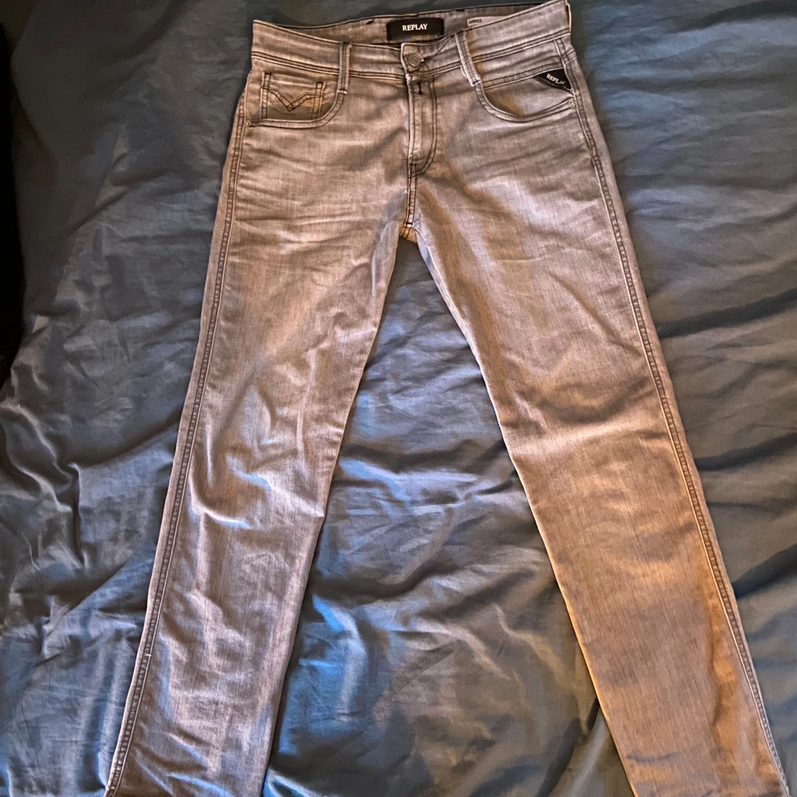 Grå Replay anbass jeans - 91