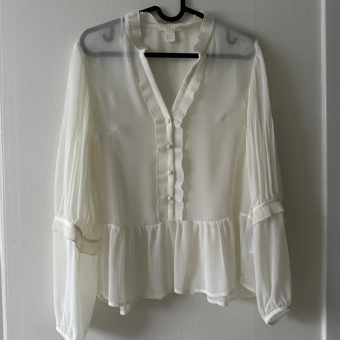 Vit bluse från h&m 