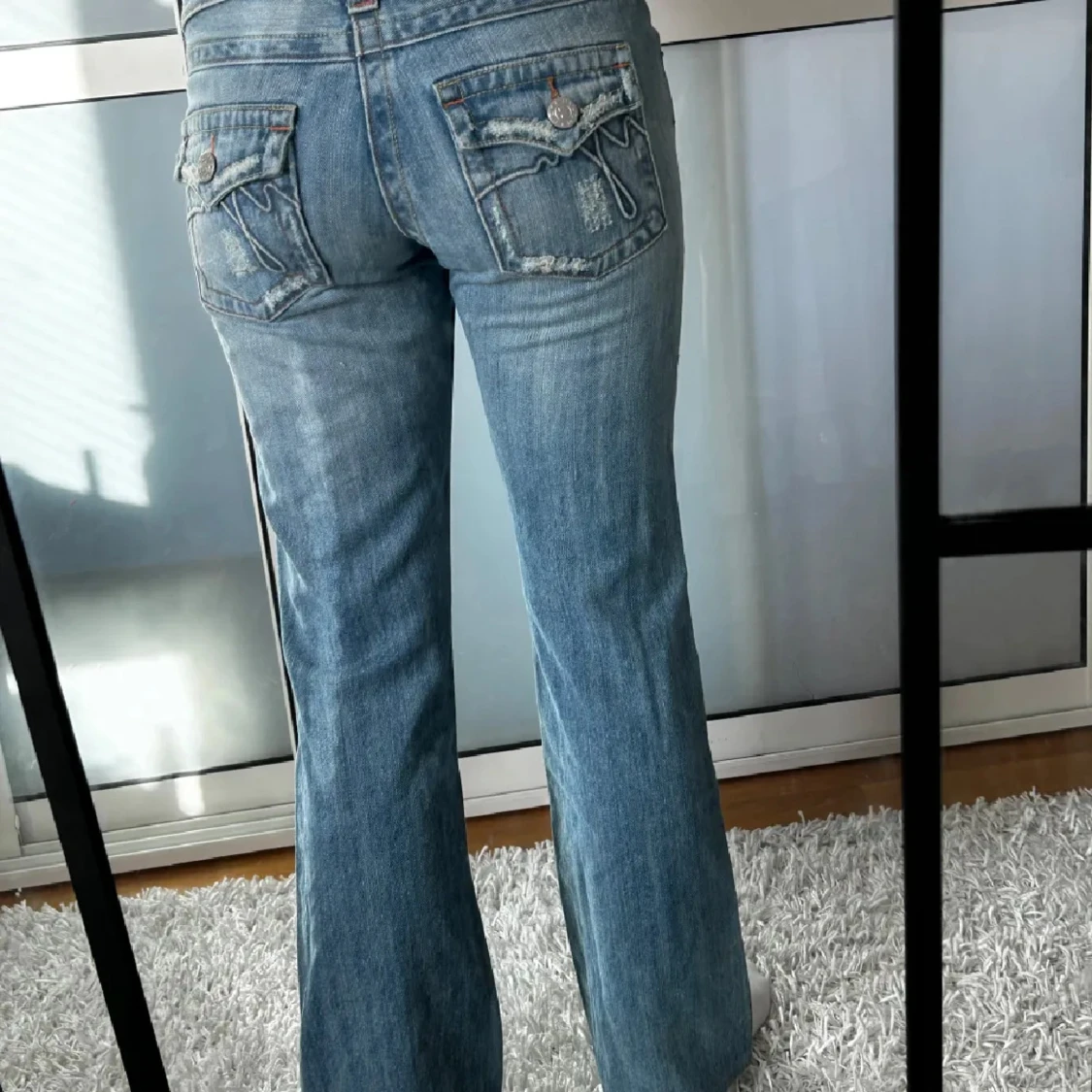Low waist bootcut jeans - 90