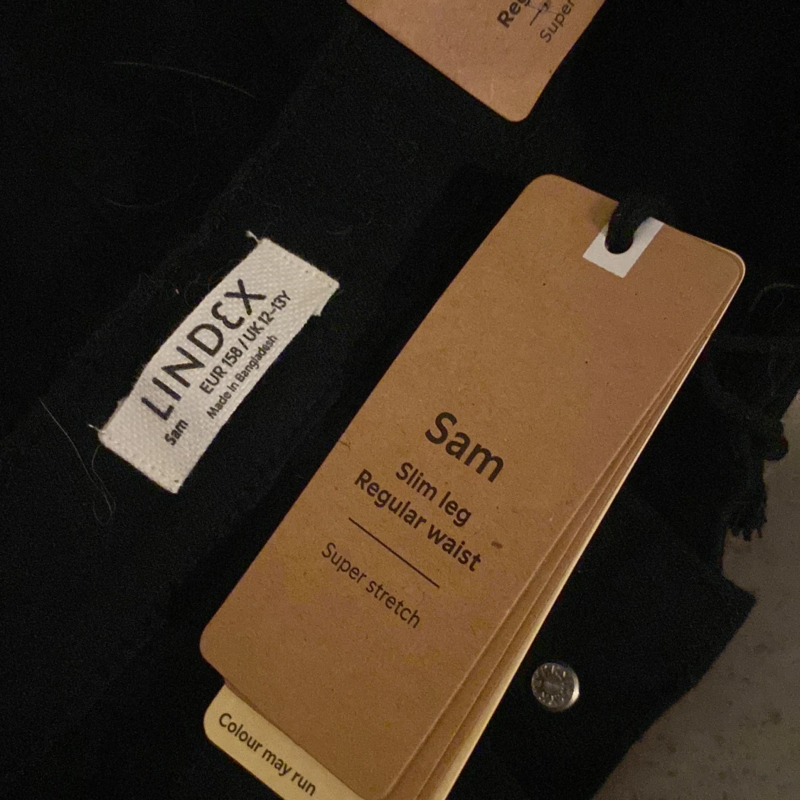 Svarta jeans från Lindex aldrig använda - 91