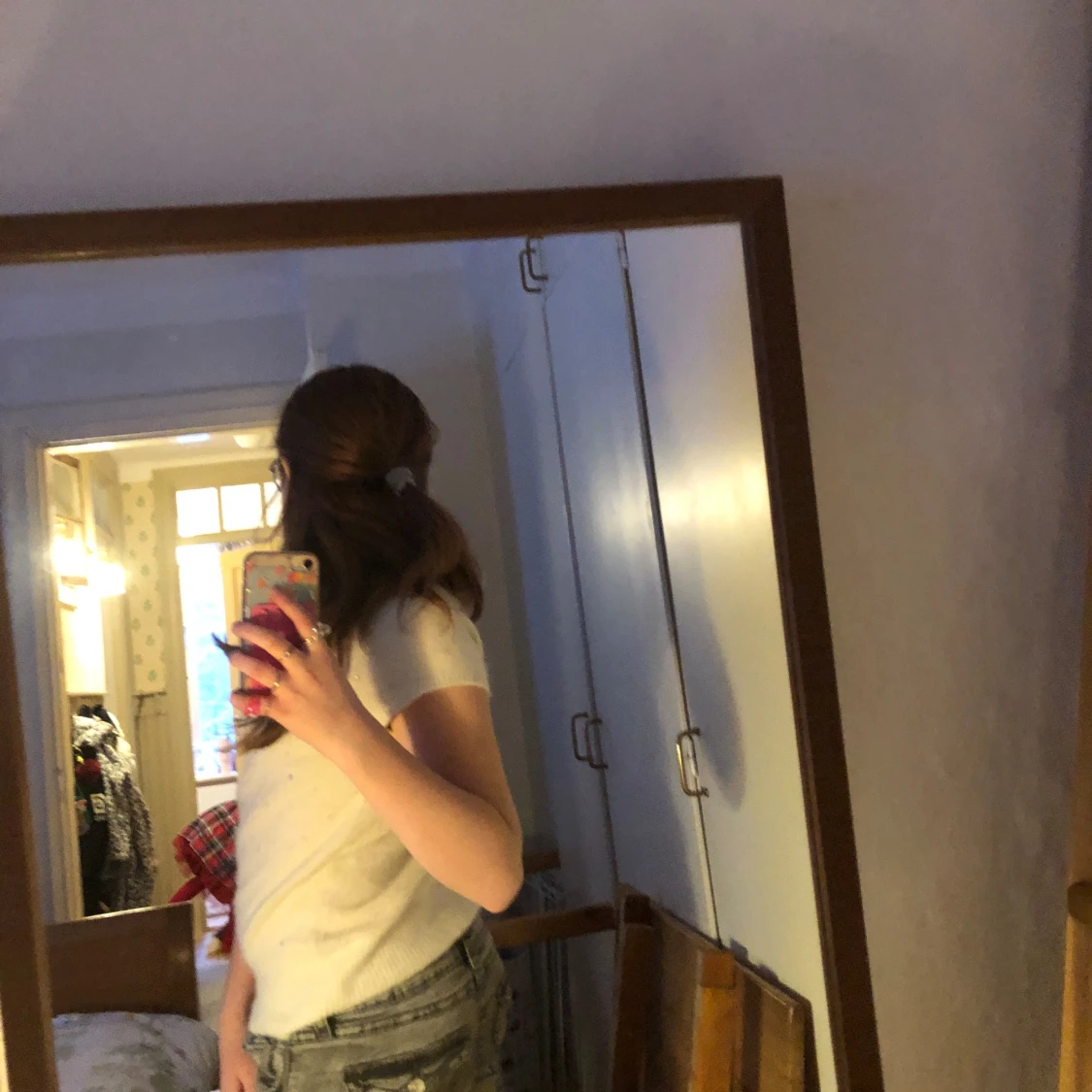 Stickad kortärmad kofta sthlmstil🌸 - 91