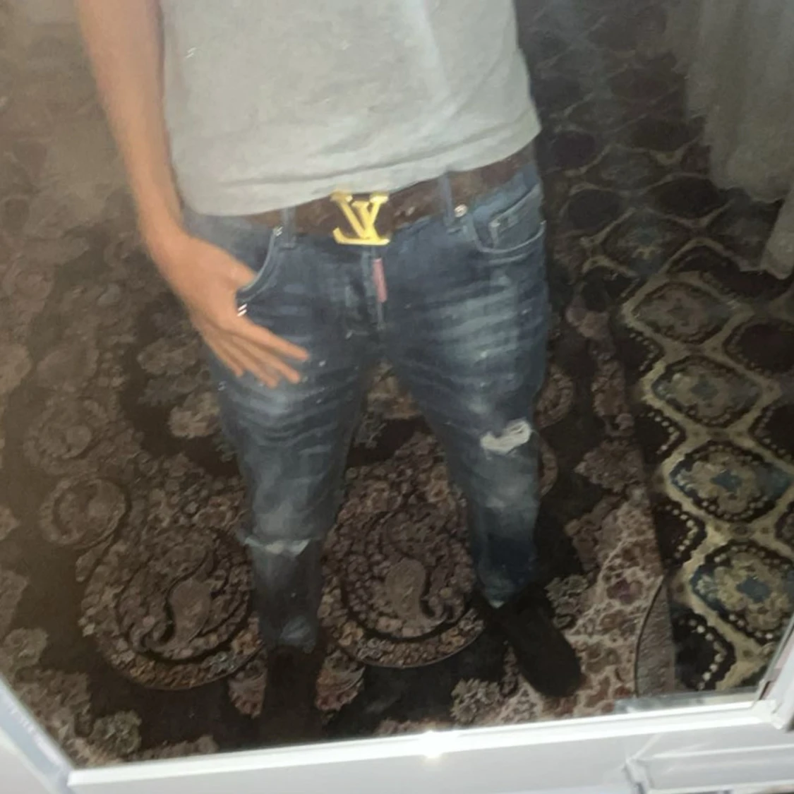 Blå jeans med slitningar från Dsquared2 - 2