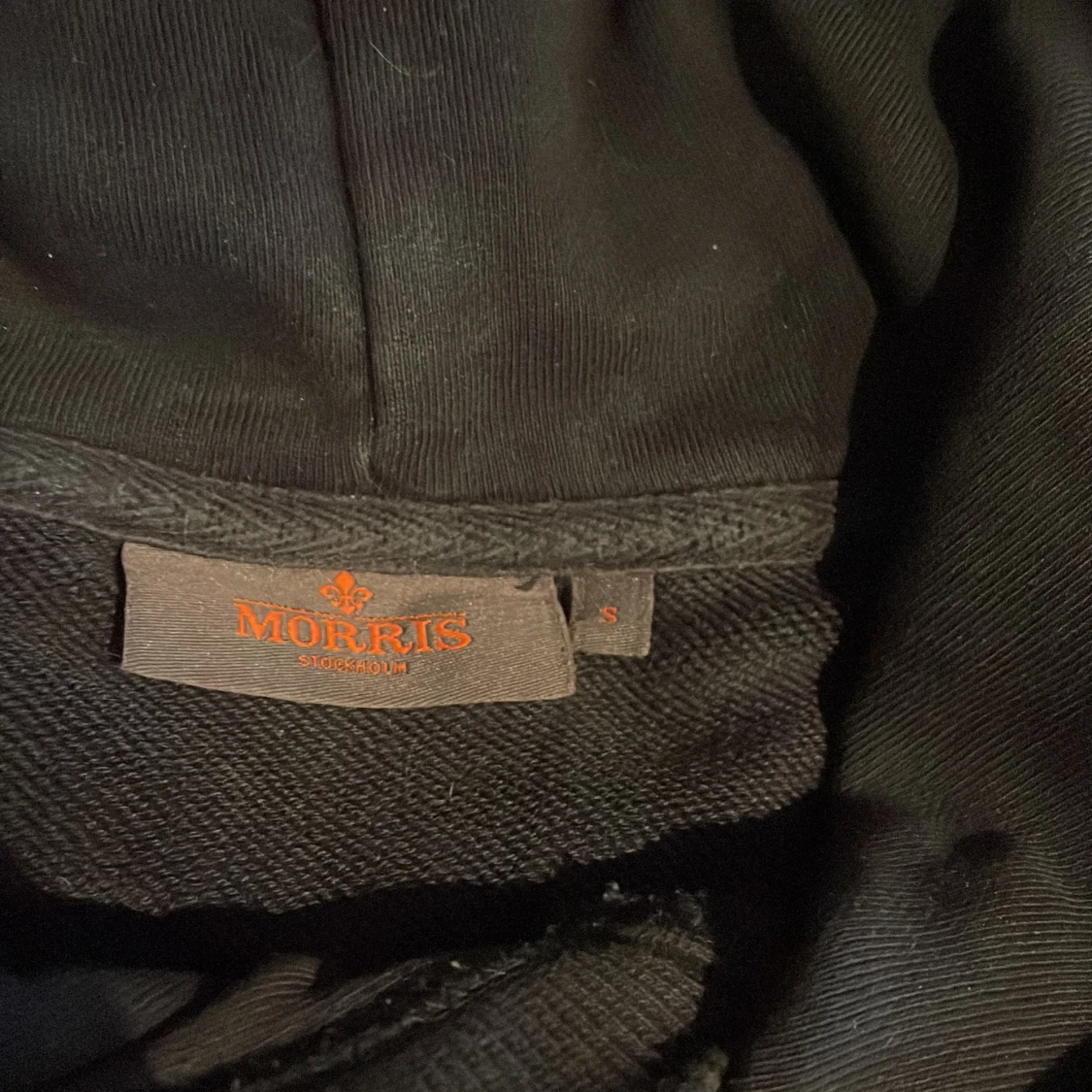 Marine blå hoodie från Morris - 2