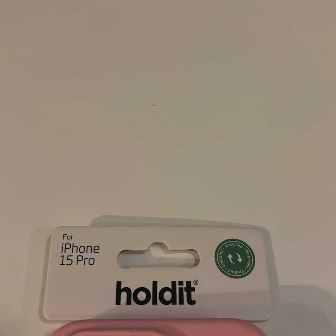 Rosa silikonfodral från Holdit - 2