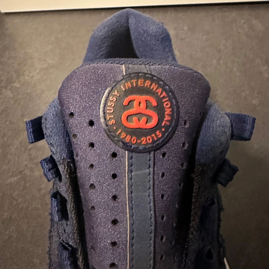 Blå sneakers från Nike x Stussy - 2