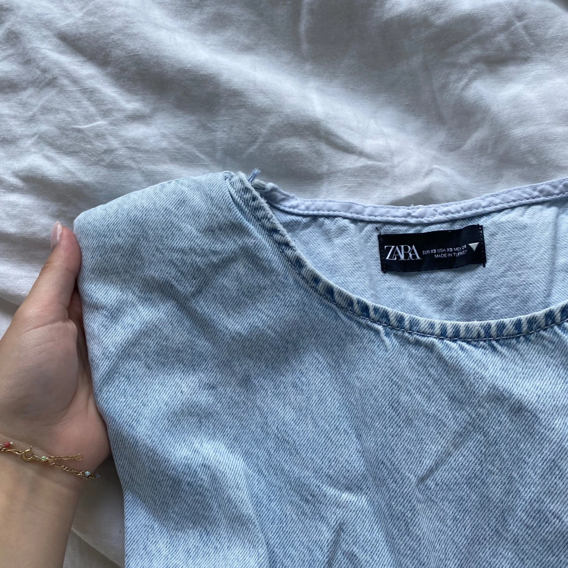 Dösnygg jeansklänning från zara - 91