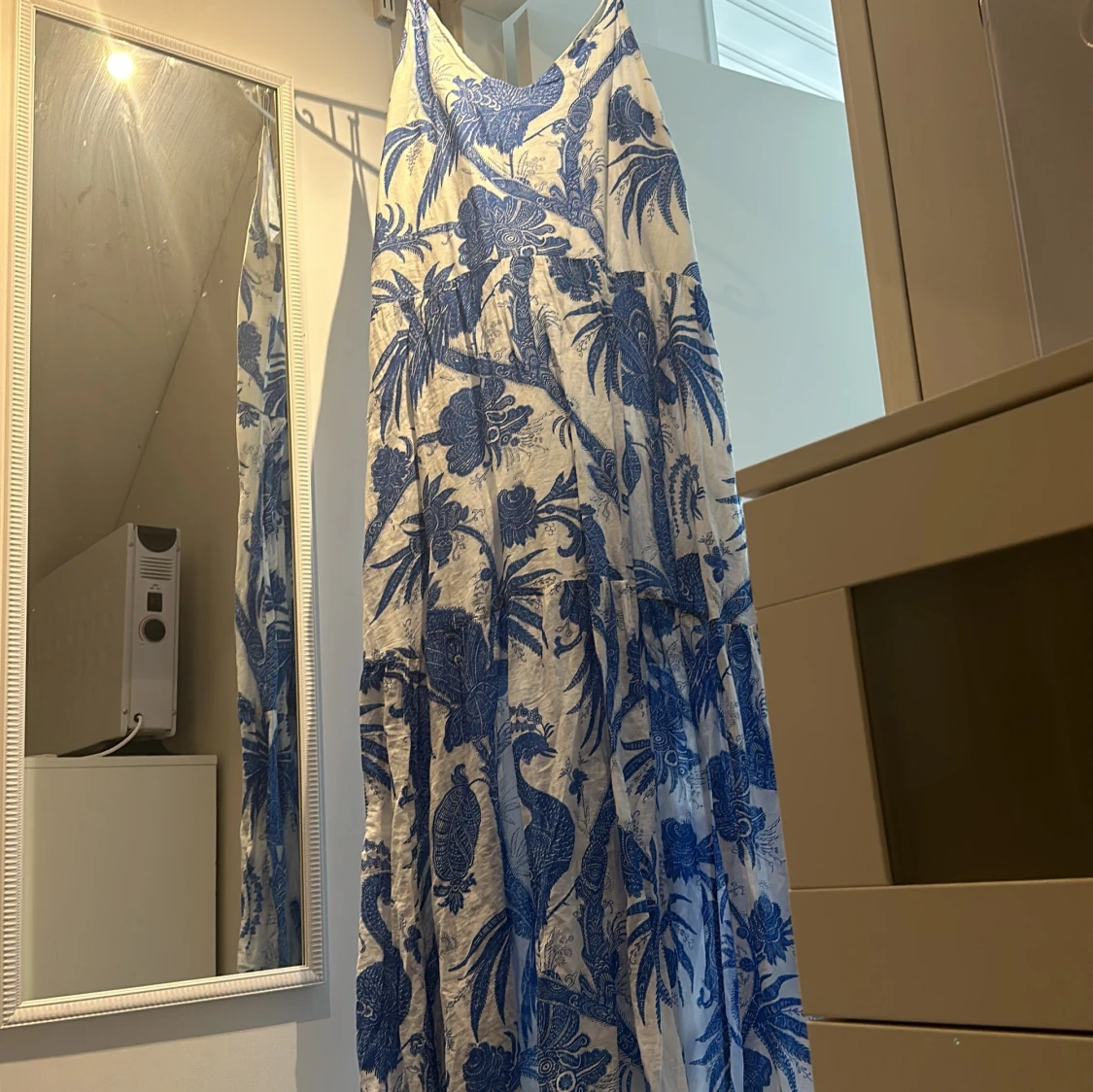 Blå sommarklänning - 90